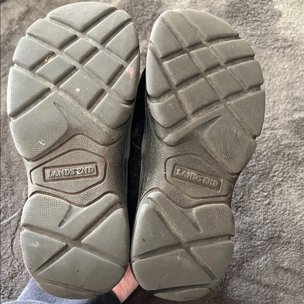 Lands' End Kids' Black Boots